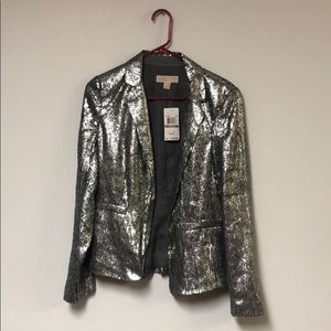 Michael Kors silver sequins blazer